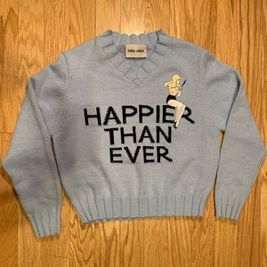 Billie Eilish Happier Than Ever Knit Sweater